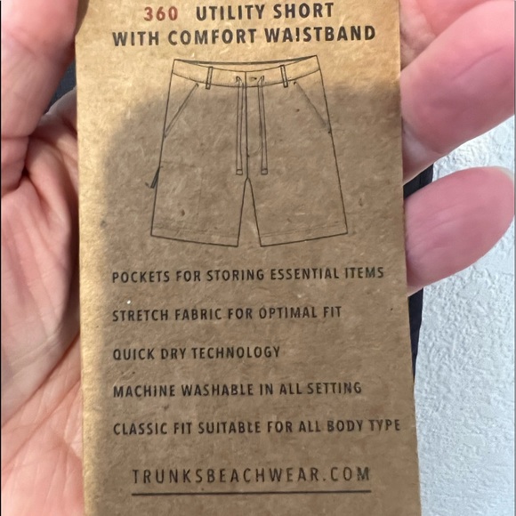 Men’s Trunks Utility Shorts Size 30 NWT - Picture 13 of 15